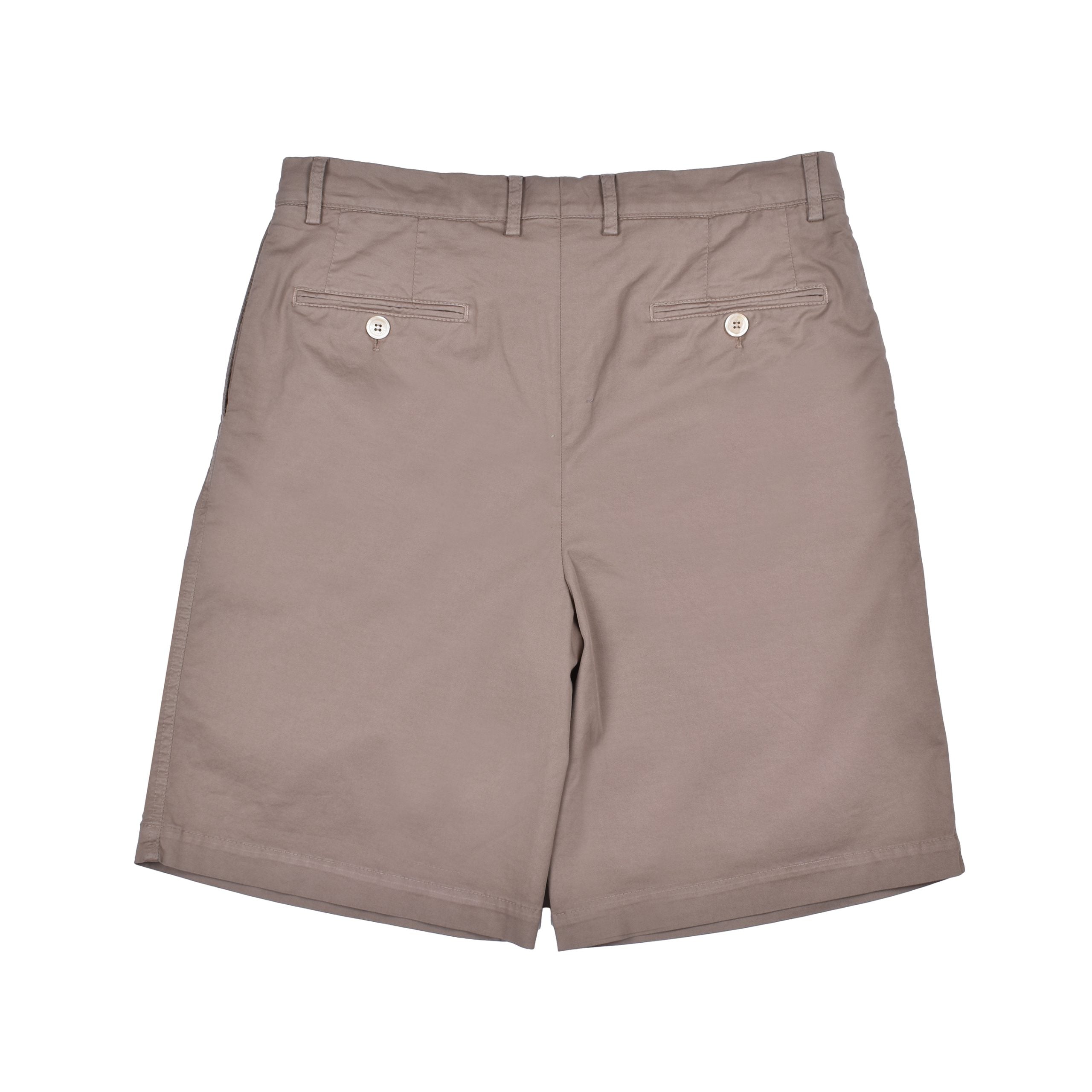 Brunello Cucinelli Brown Cotton Bermuda Shorts