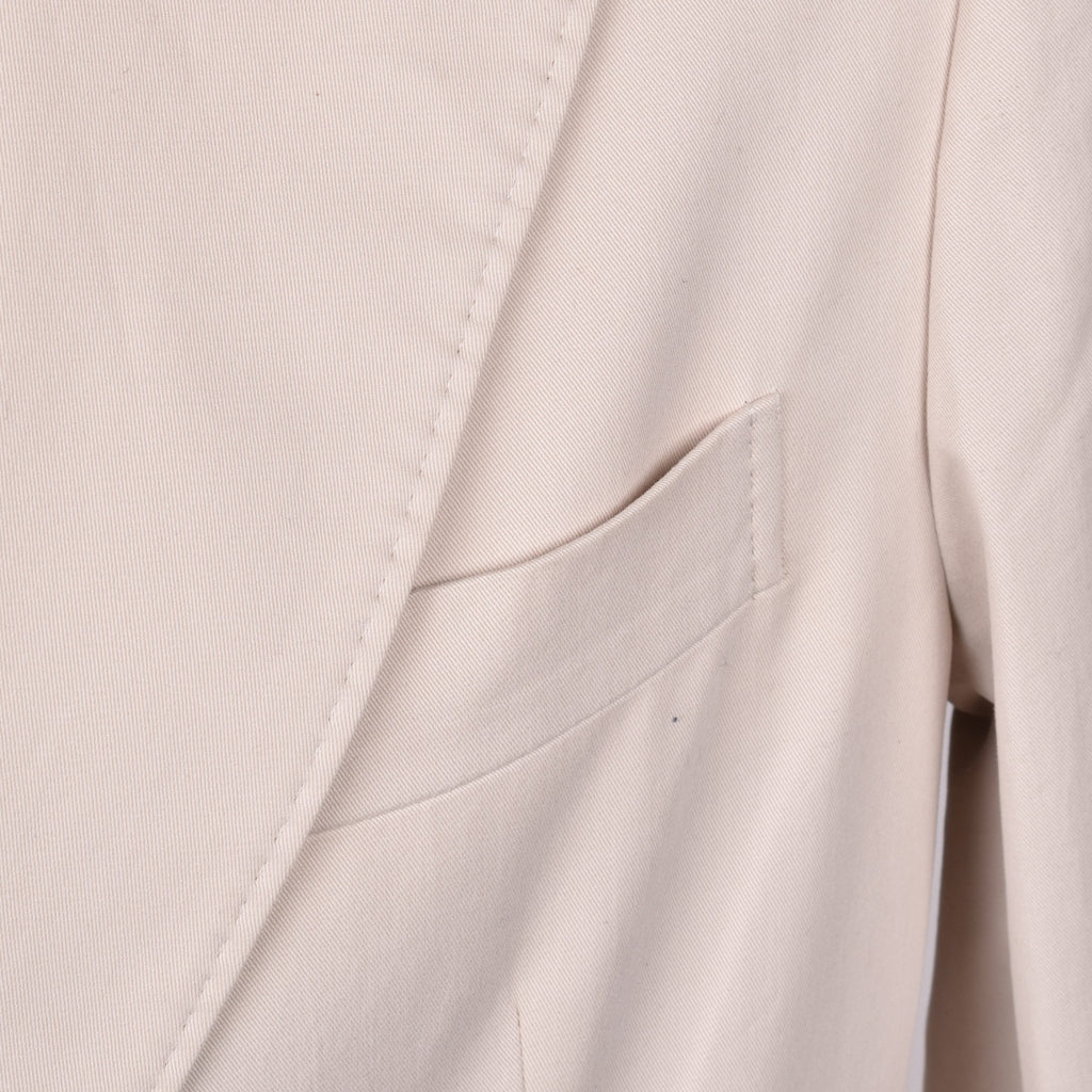 Brunello Cucinelli Beige Cotton Blazer