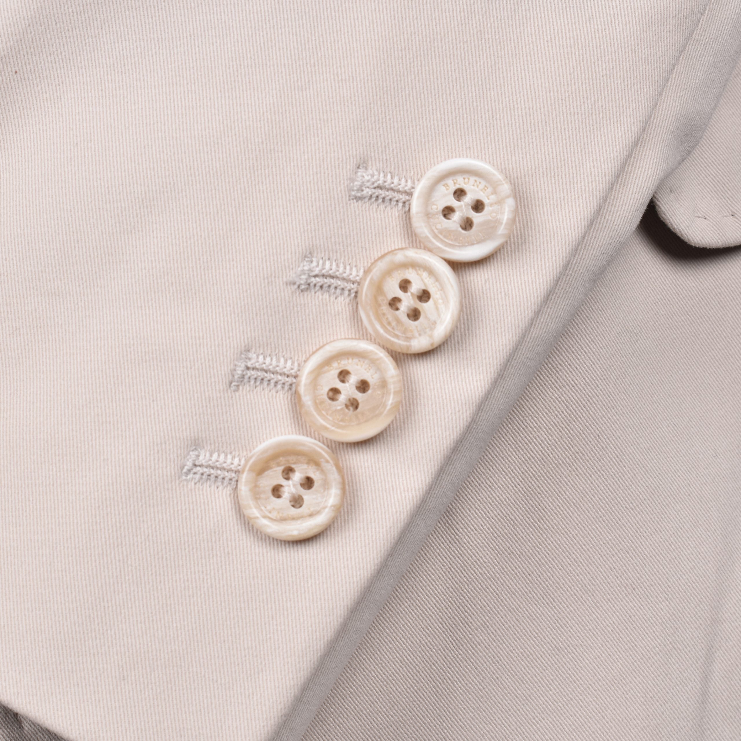 Brunello Cucinelli Beige Cotton Blazer