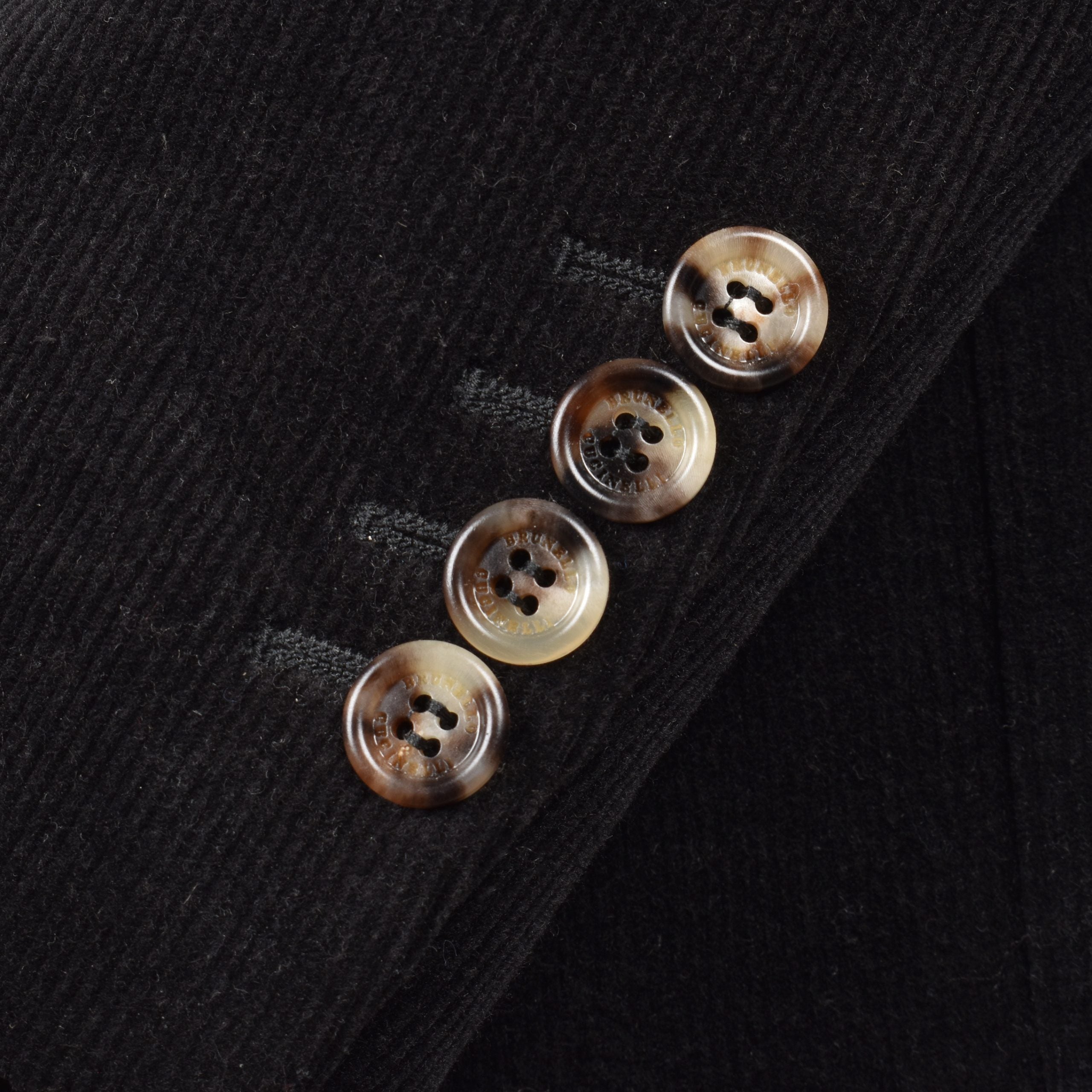 Brunello Cucinelli Black Cotton Blazer