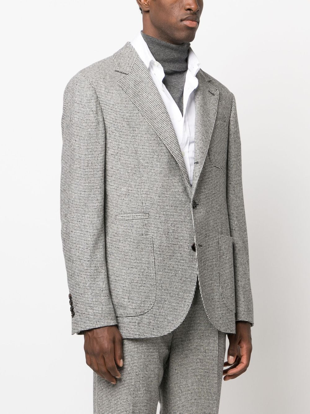 Brunello Cucinelli Gray Wool Two-Piece Suit