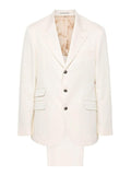 Brunello Cucinelli Beige Cotton Two-Piece Suit