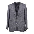 Brunello Cucinelli Blue Leather Blazer