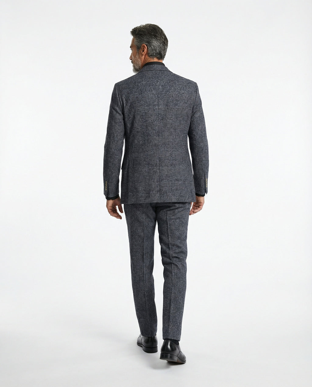 Brunello Cucinelli Blue Leather Blazer