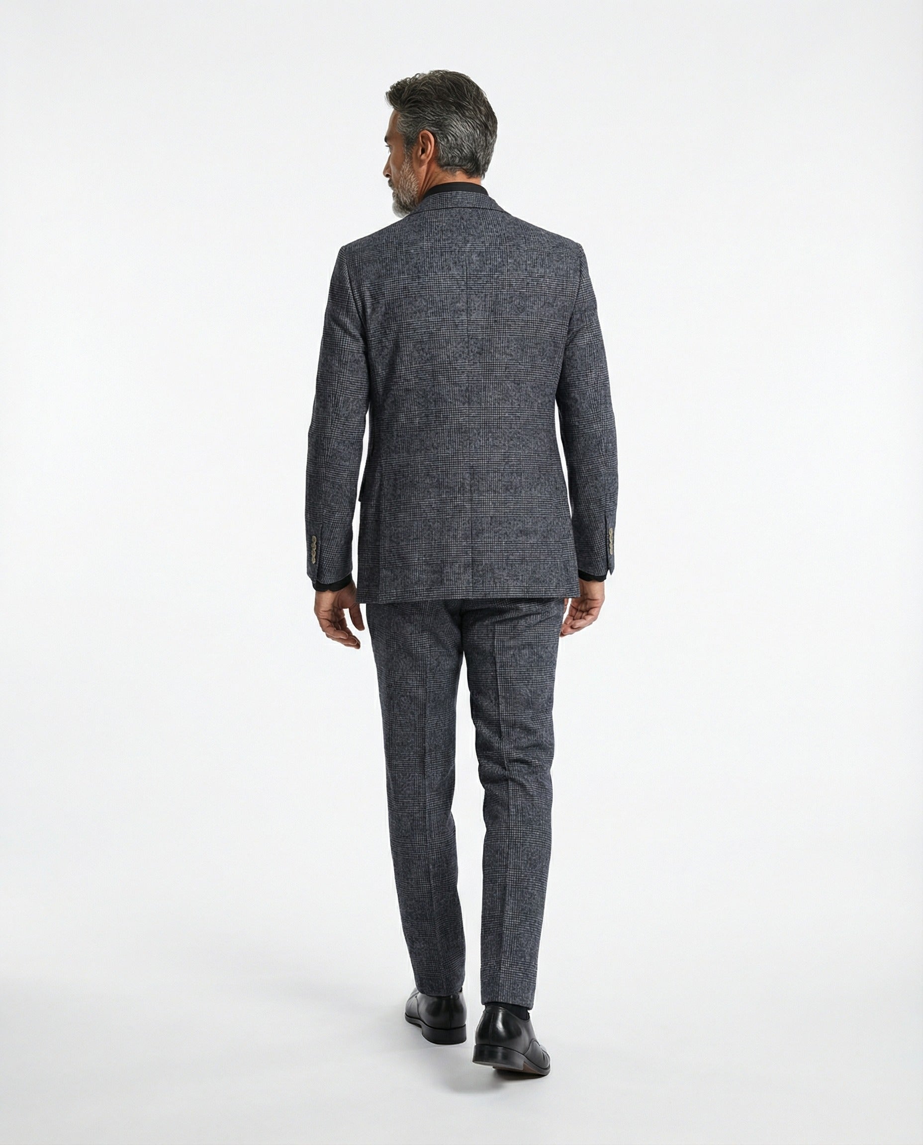 Brunello Cucinelli Blue Leather Blazer