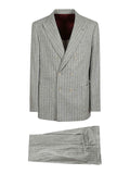 Brunello Cucinelli Pearl Leather Two-Piece Suit
