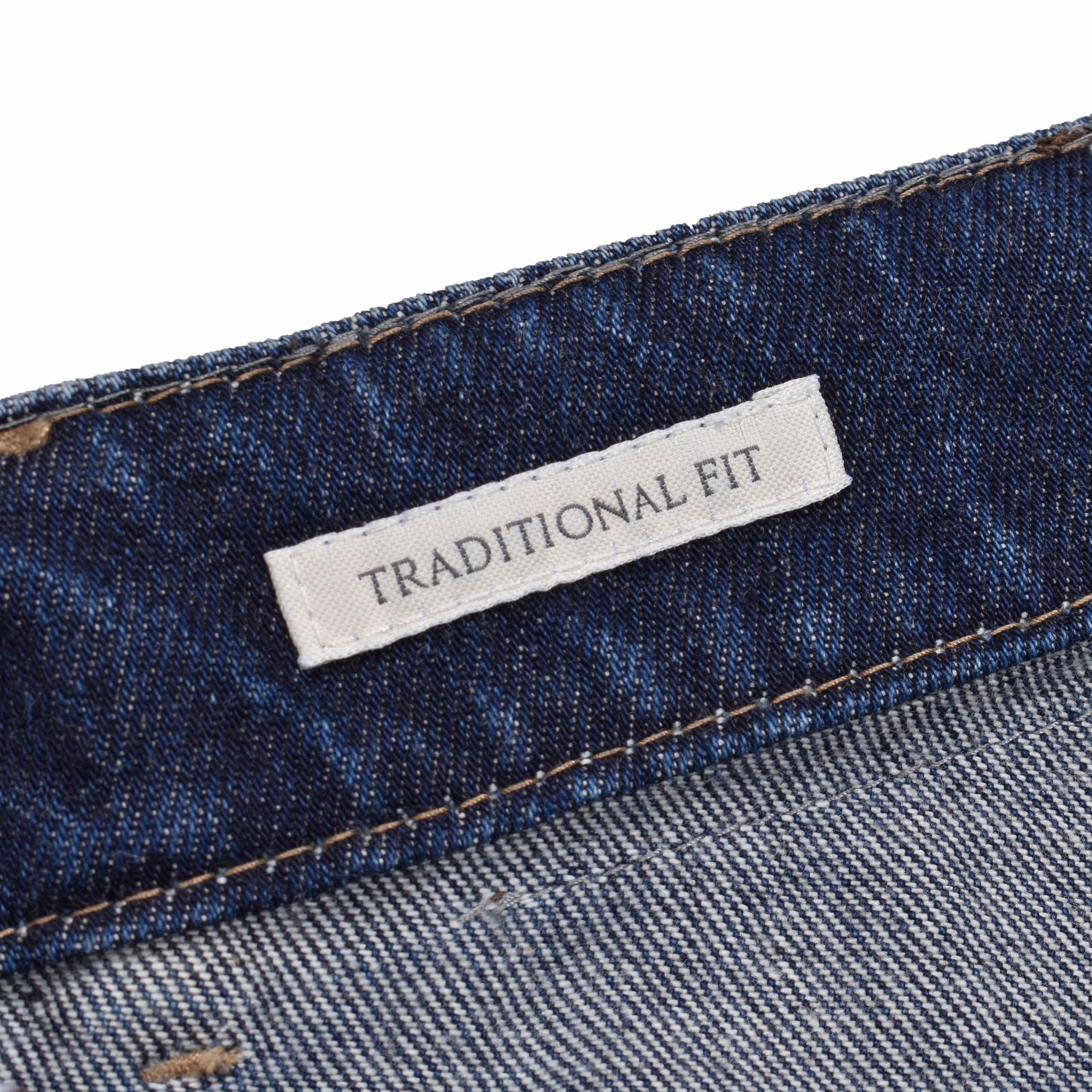 Brunello Cucinelli Blue Cotton Jeans Denim