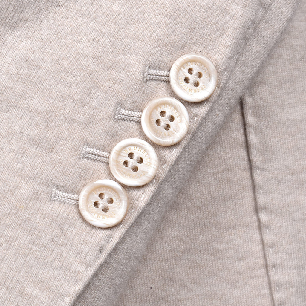 Brunello Cucinelli Beige Cashmere Blazer
