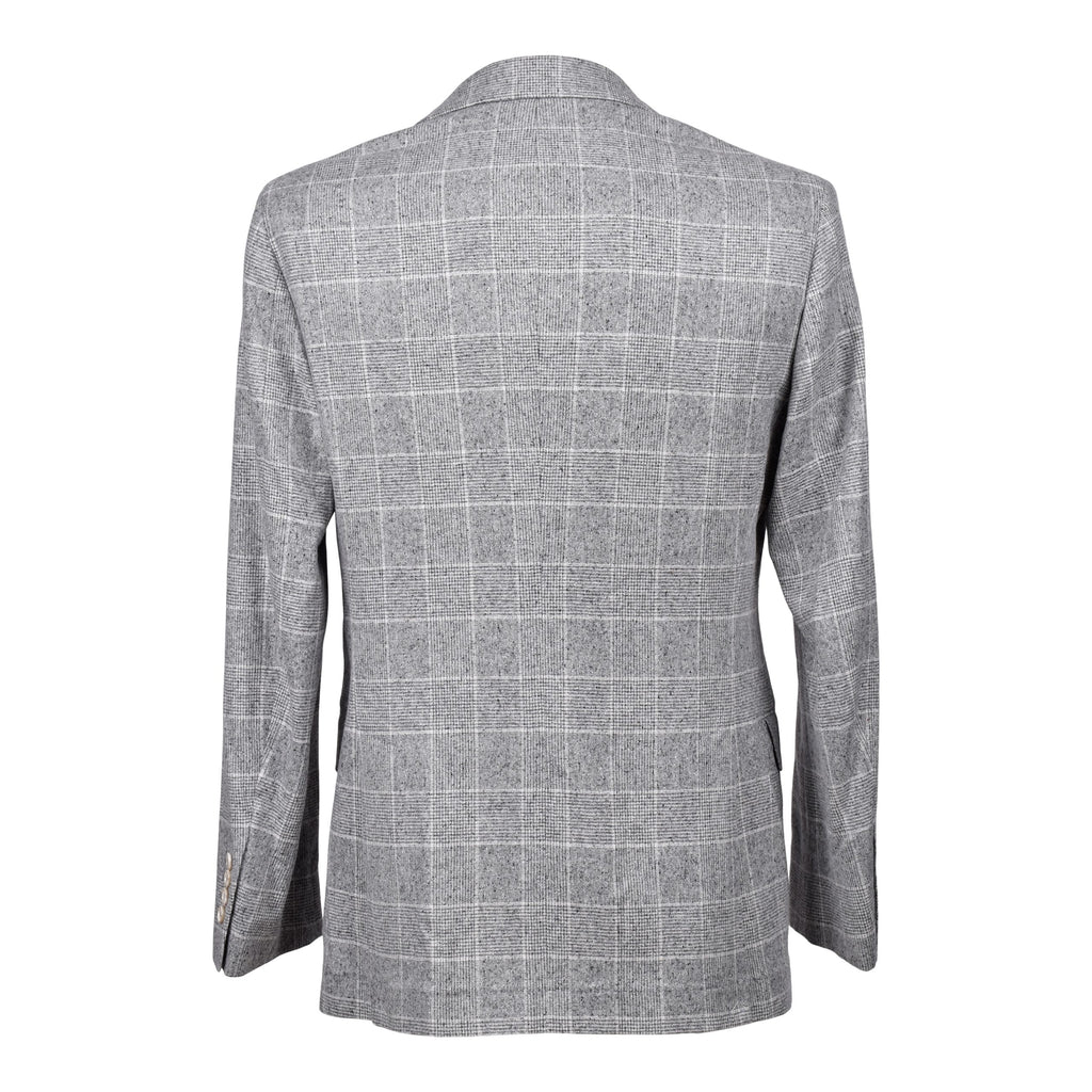 Brunello Cucinelli Gray Silk Blazer