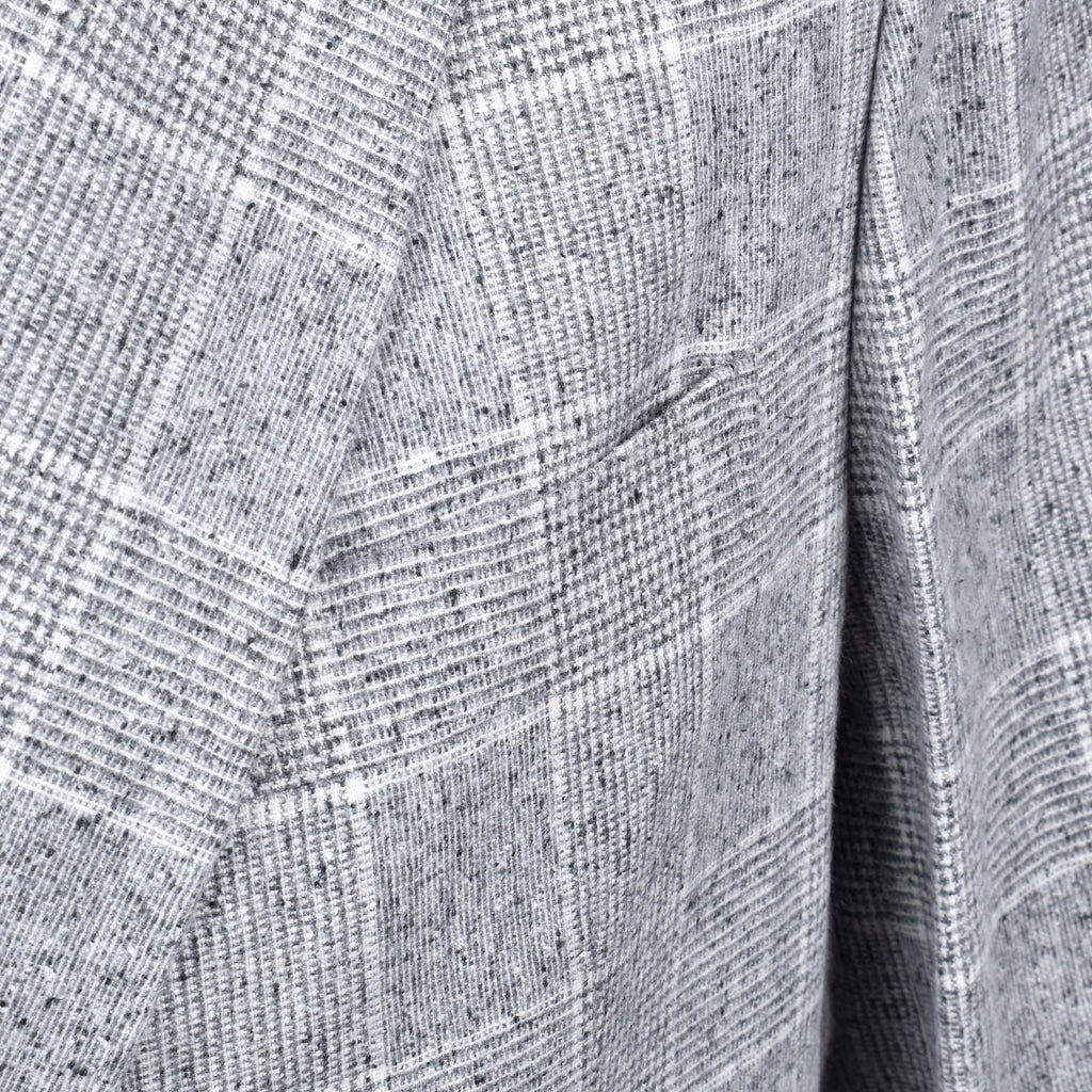 Brunello Cucinelli Gray Silk Blazer