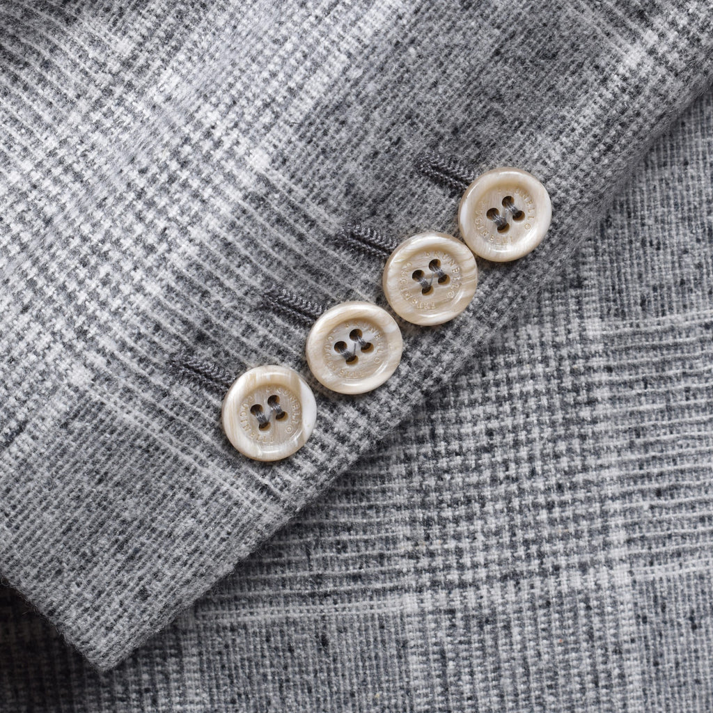 Brunello Cucinelli Gray Silk Blazer