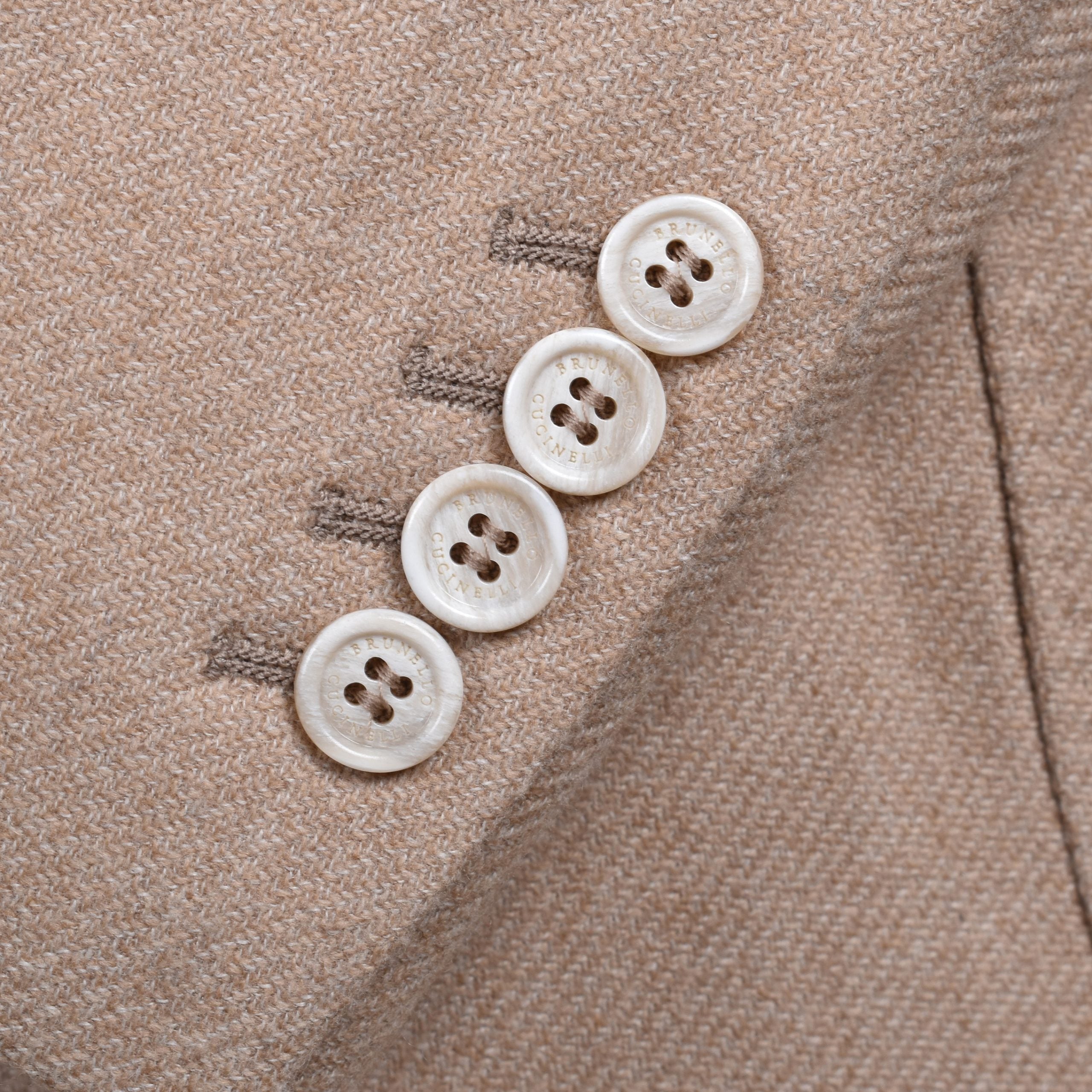 Brunello Cucinelli Beige Wool Blazer