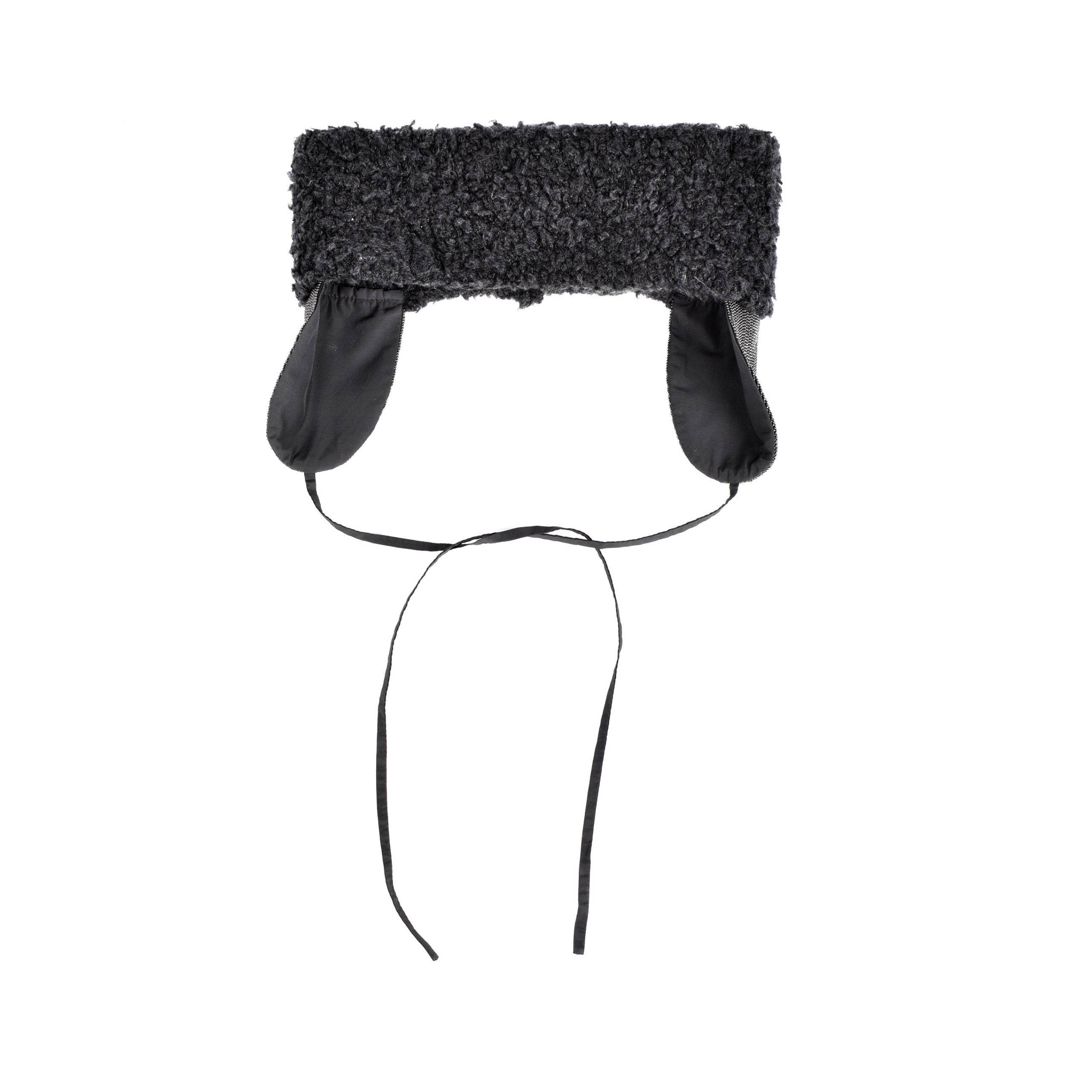 Brunello Cucinelli Black Cashmere Ear Muffs