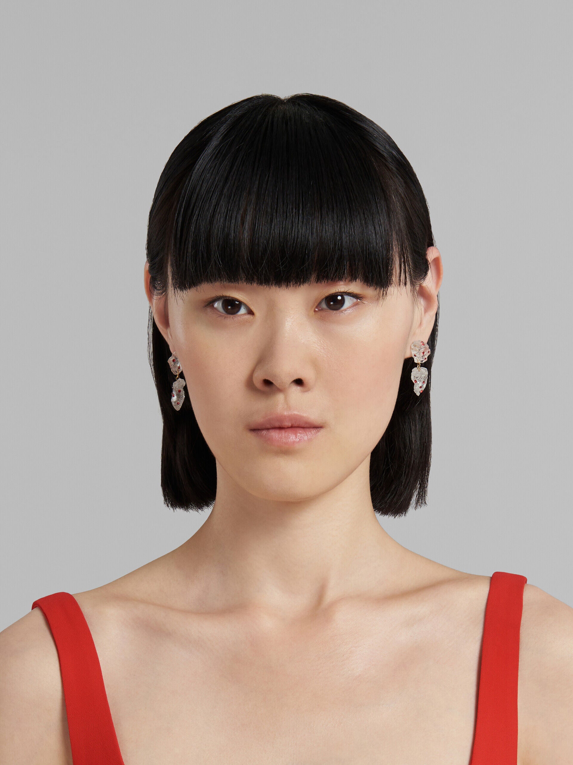 Marni Blue Fibres Earrings