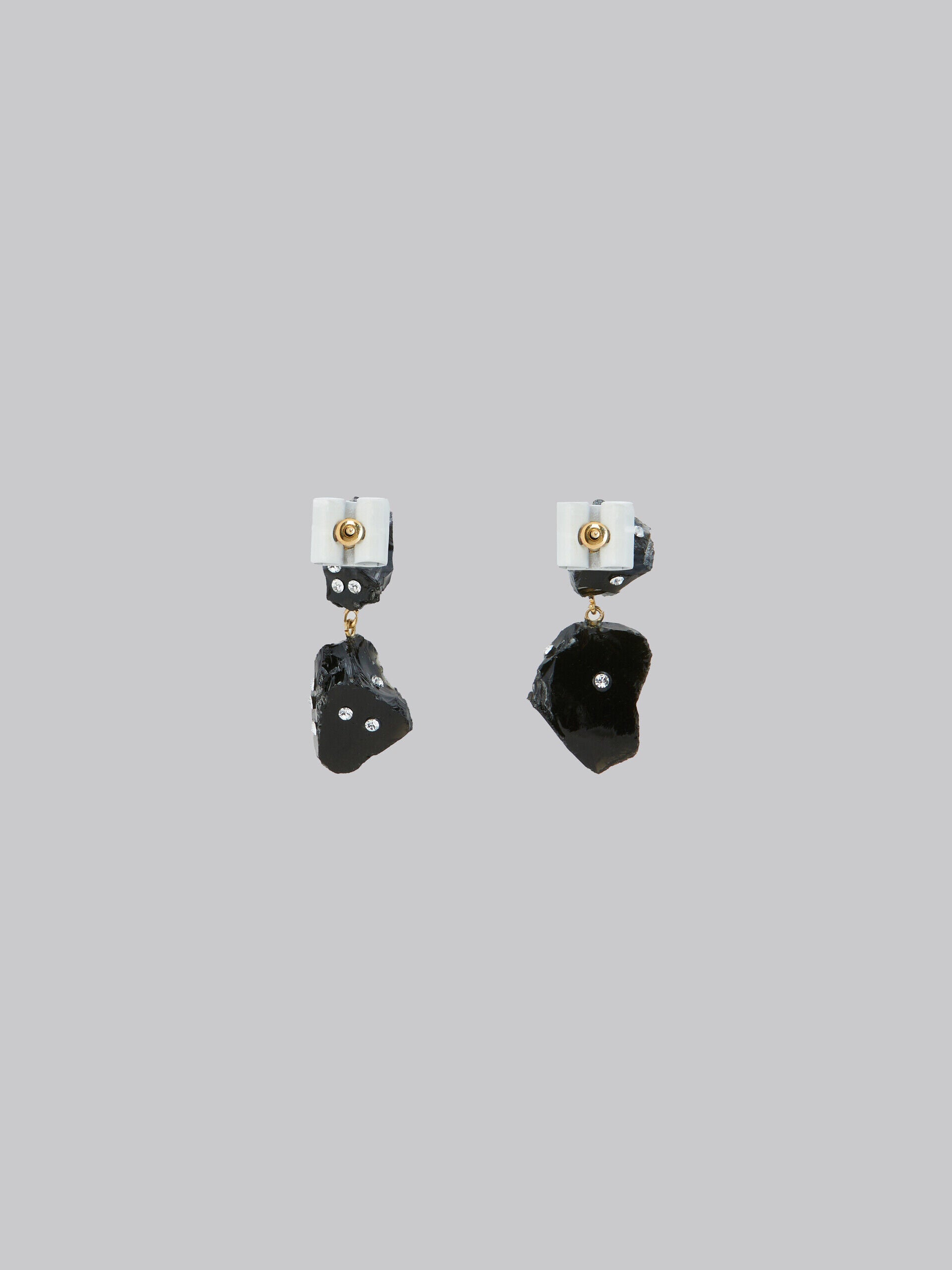 Marni Black Fibres Earrings