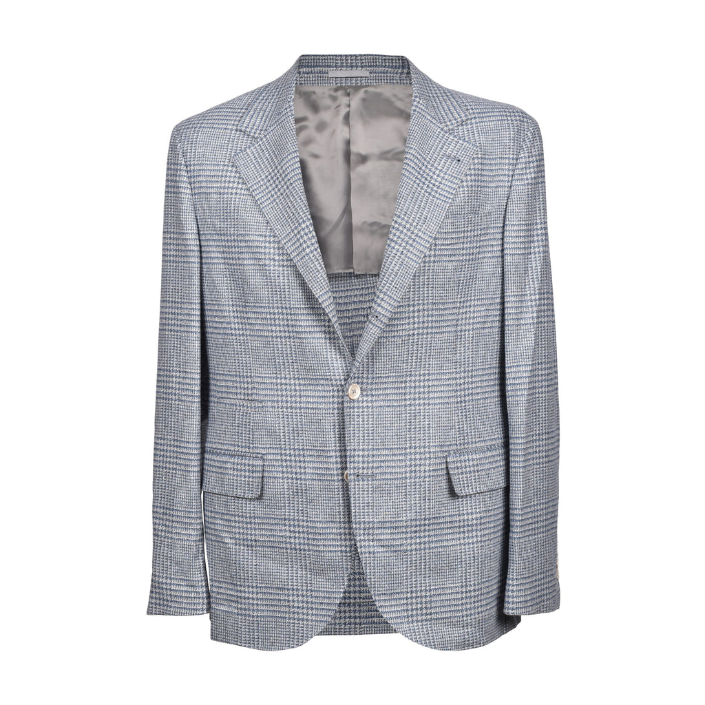 Brunello Cucinelli Light Blue Wool Two-Piece Suit