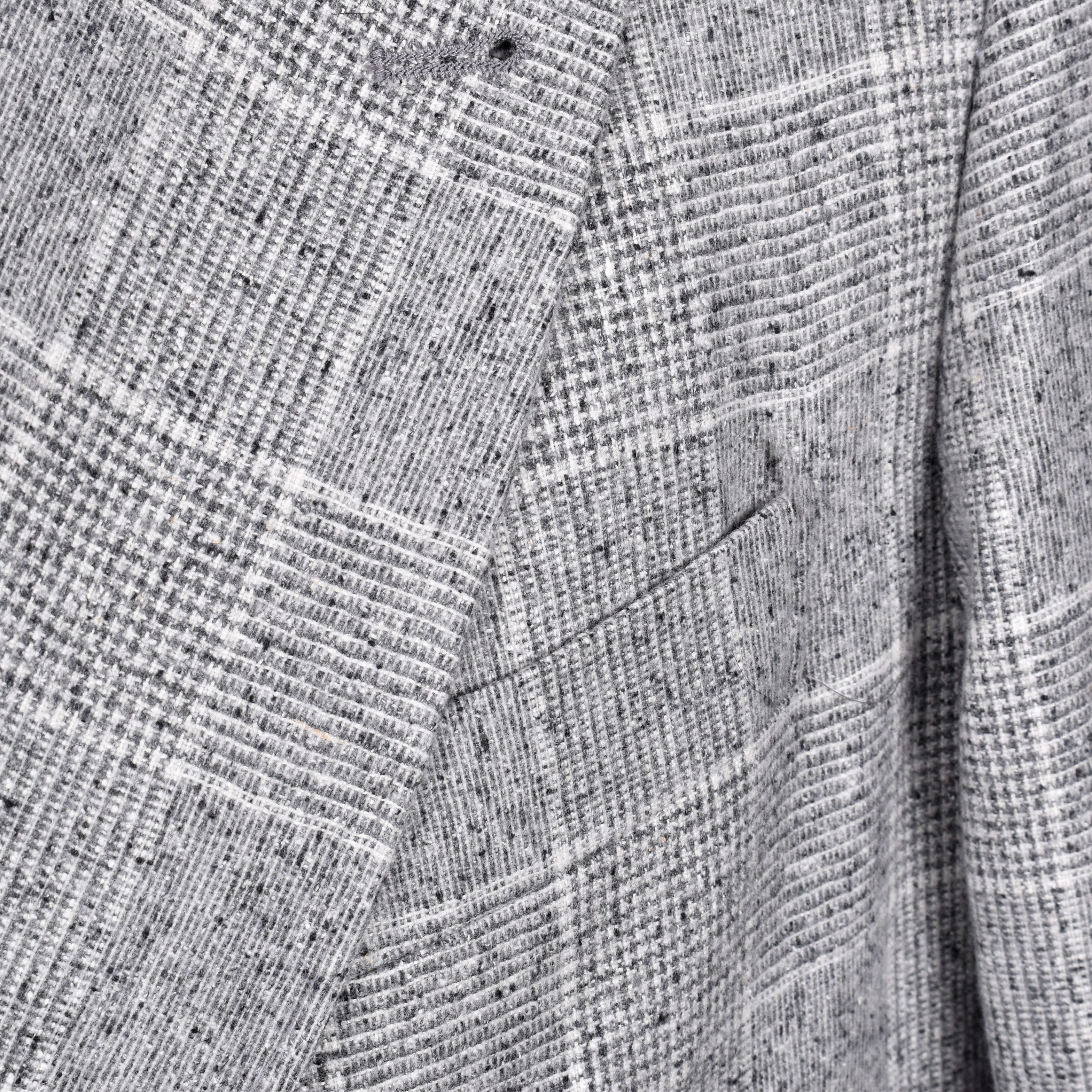 Brunello Cucinelli Gray Silk Blazer