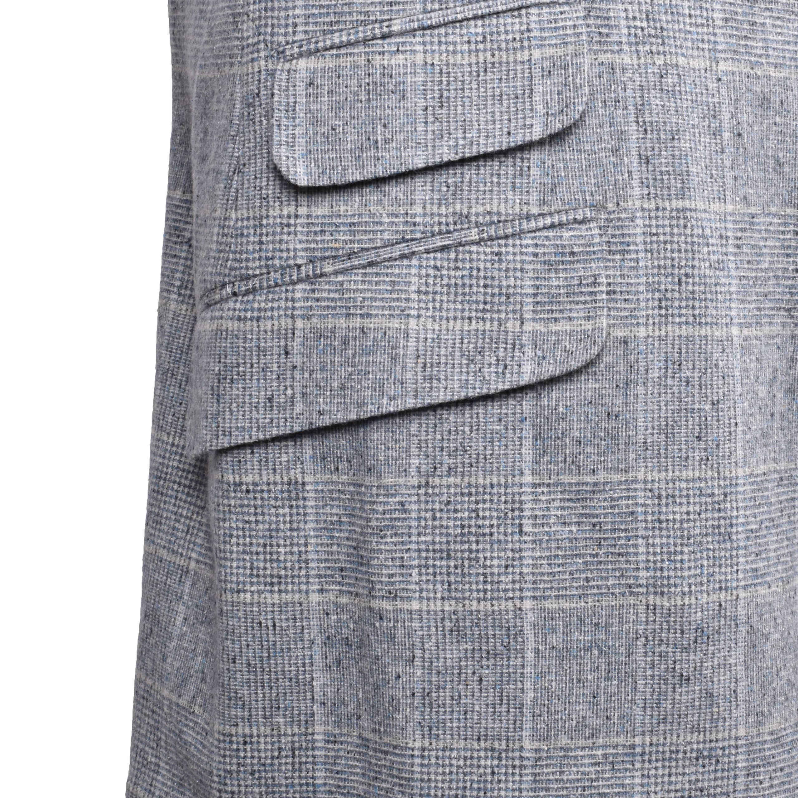 Brunello Cucinelli Blue Silk Blazer