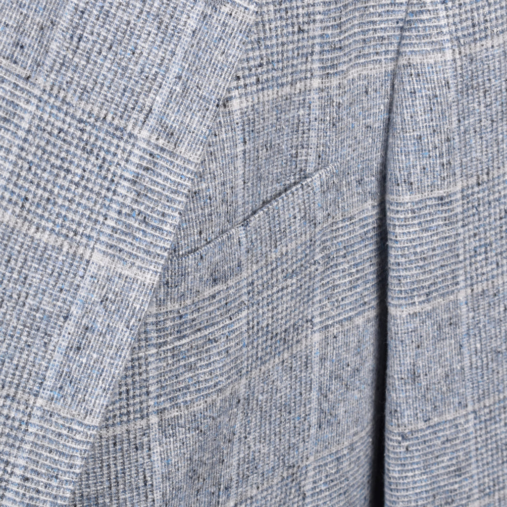 Brunello Cucinelli Blue Silk Blazer