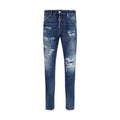 Dsquared² Blue Cotton Slim Fit Jeans