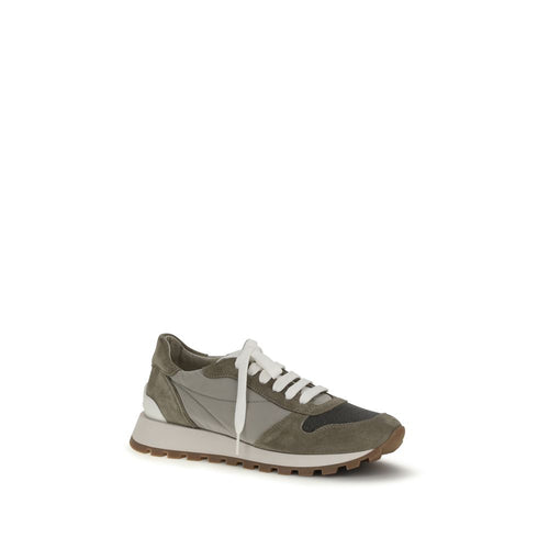Brunello Cucinelli Bicolor-Sneakers aus Polyester
