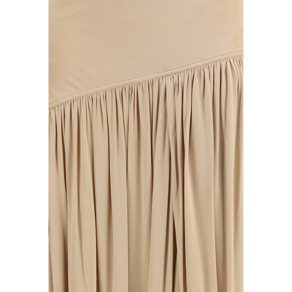 Ferragamo Beige Viscose Skirt