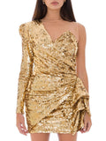 Elisabetta Franchi Bicolor Polyamide Short Dress