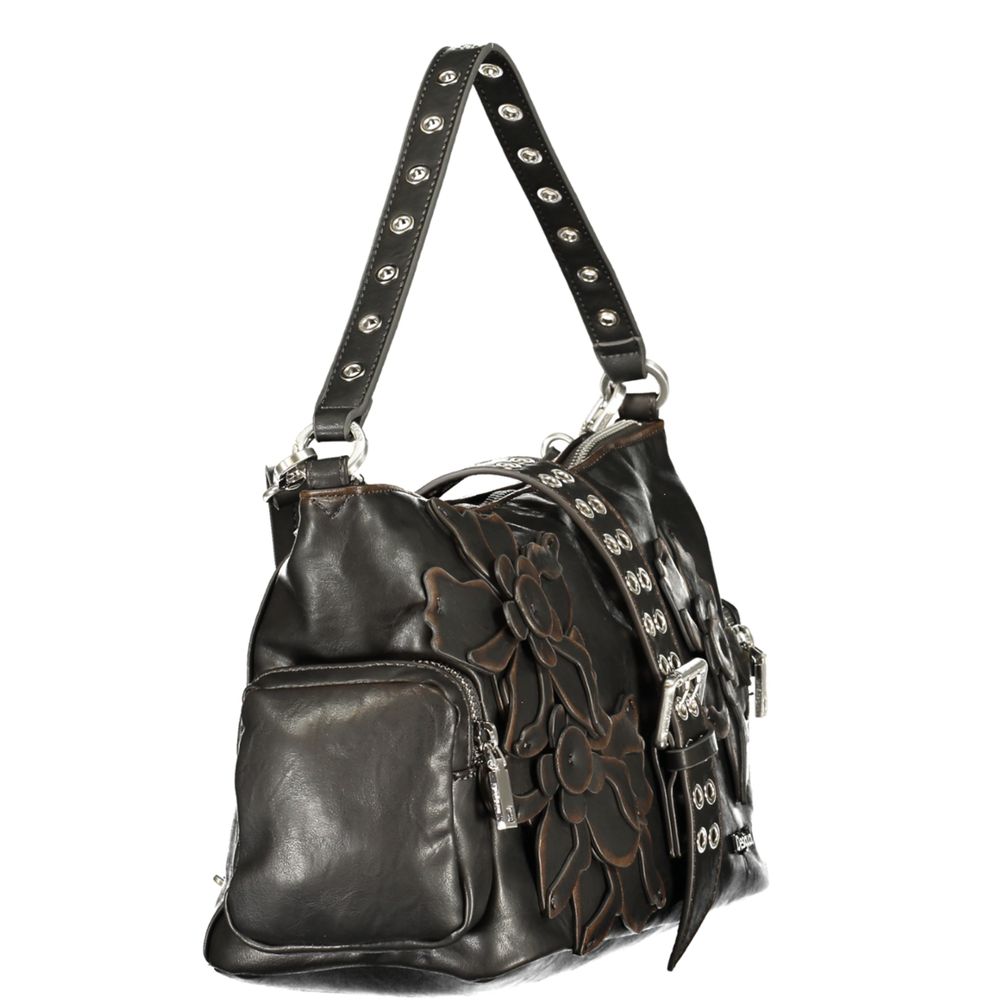 Desigual Marrone Poliuretano Woman Handbag