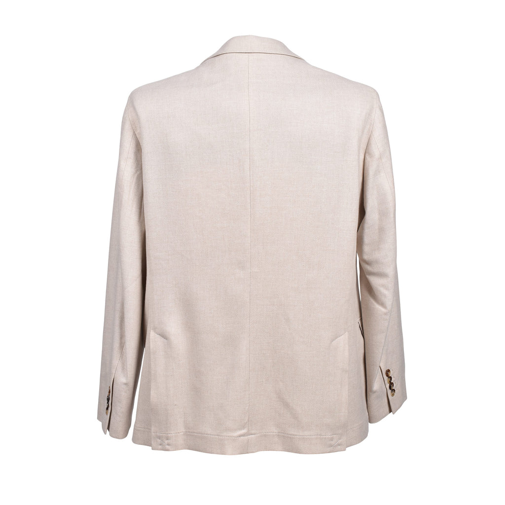 Brunello Cucinelli Beige Wool Blazer