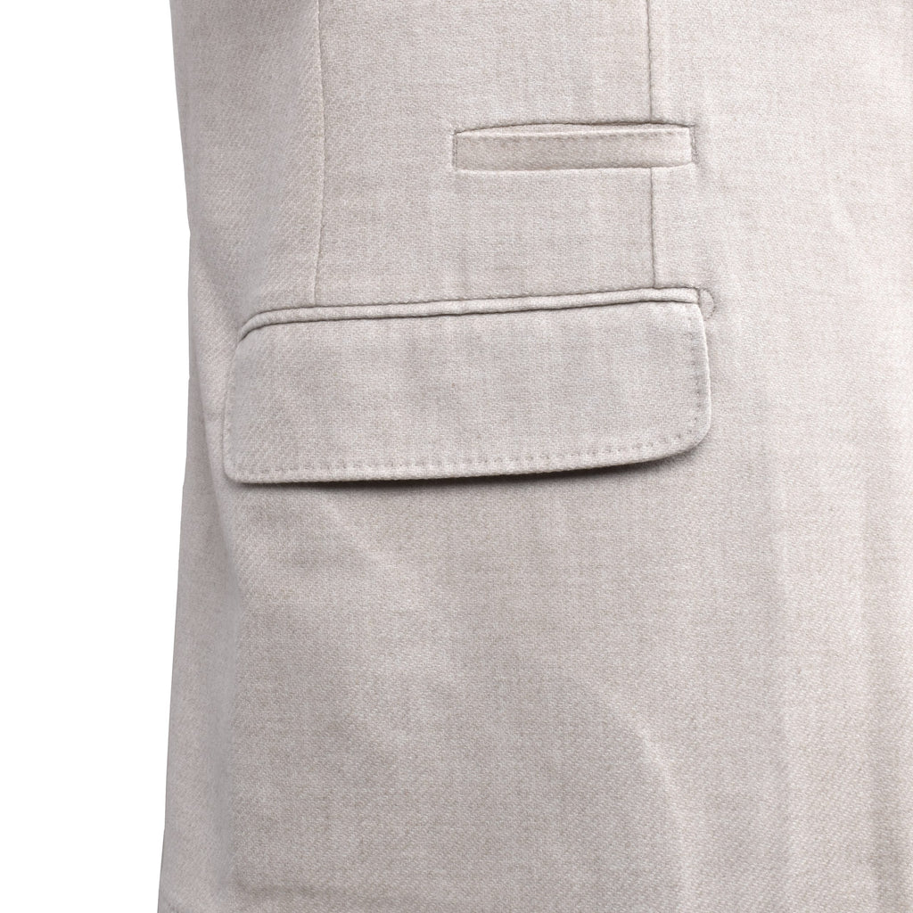 Brunello Cucinelli Beige Wool Blazer