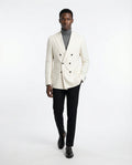 Brunello Cucinelli White Wool Blazer