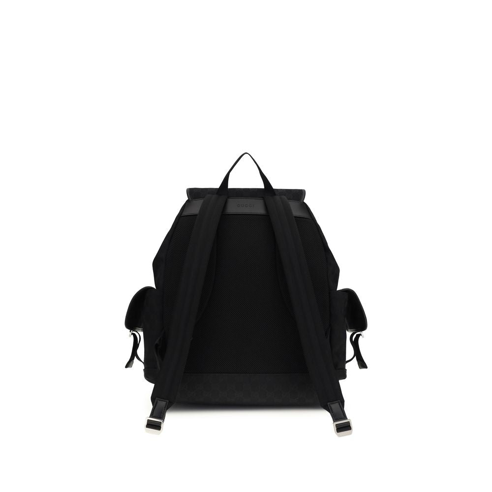 Gucci Black Polyester Backpack