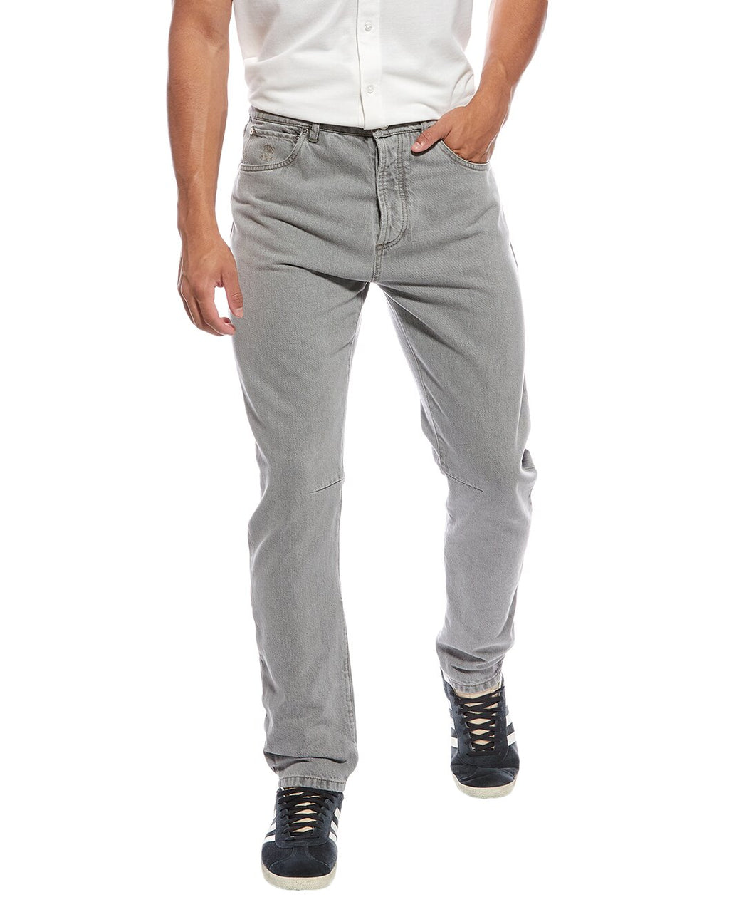 Brunello Cucinelli Blue Cotton Jeans Denim