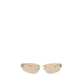 Balenciaga Gold Metal Sunglasses