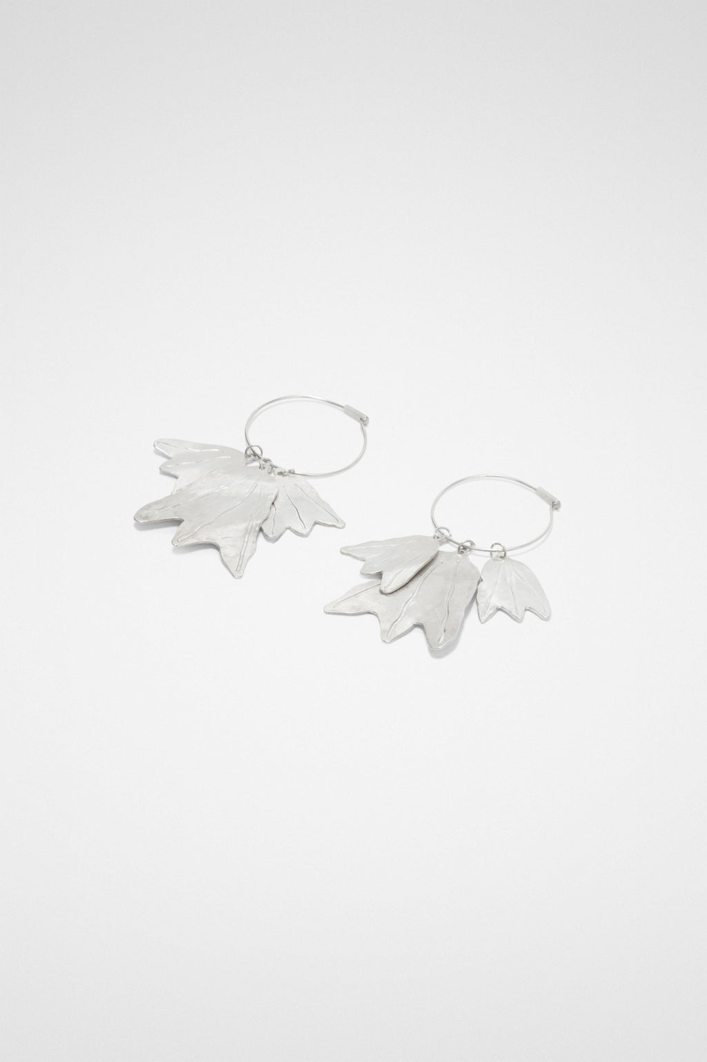 Jil Sander Silver Fibres Earrings