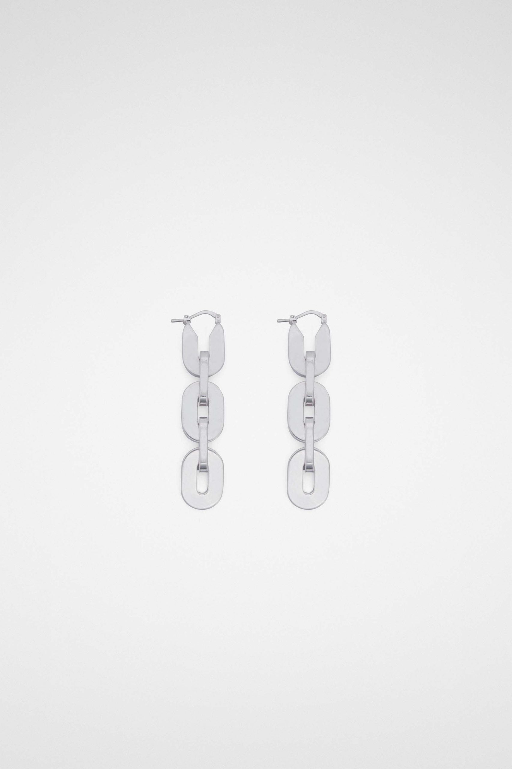 Jil Sander Silver Fibres Earrings