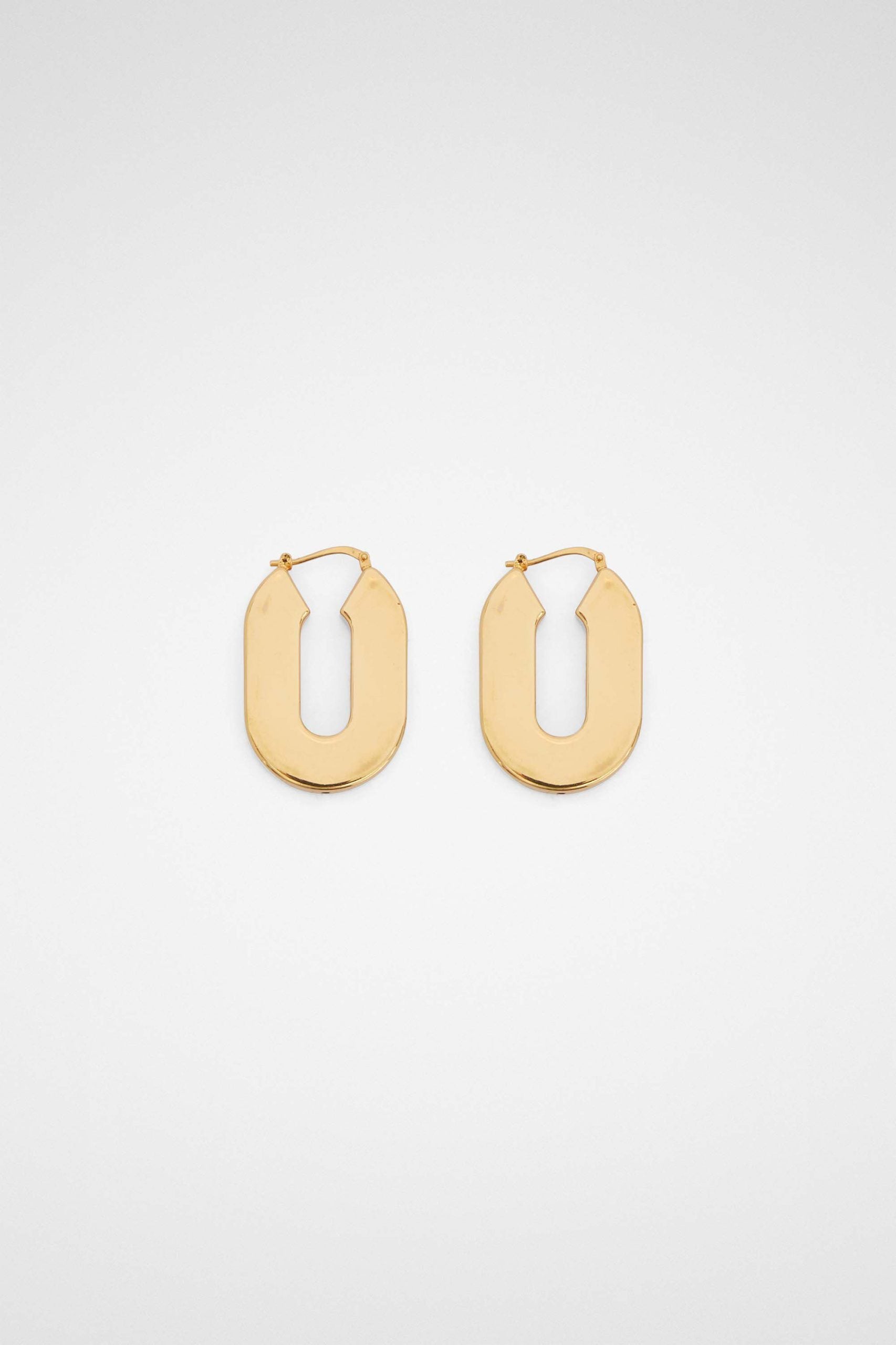 Jil Sander Gold Fibres Earrings