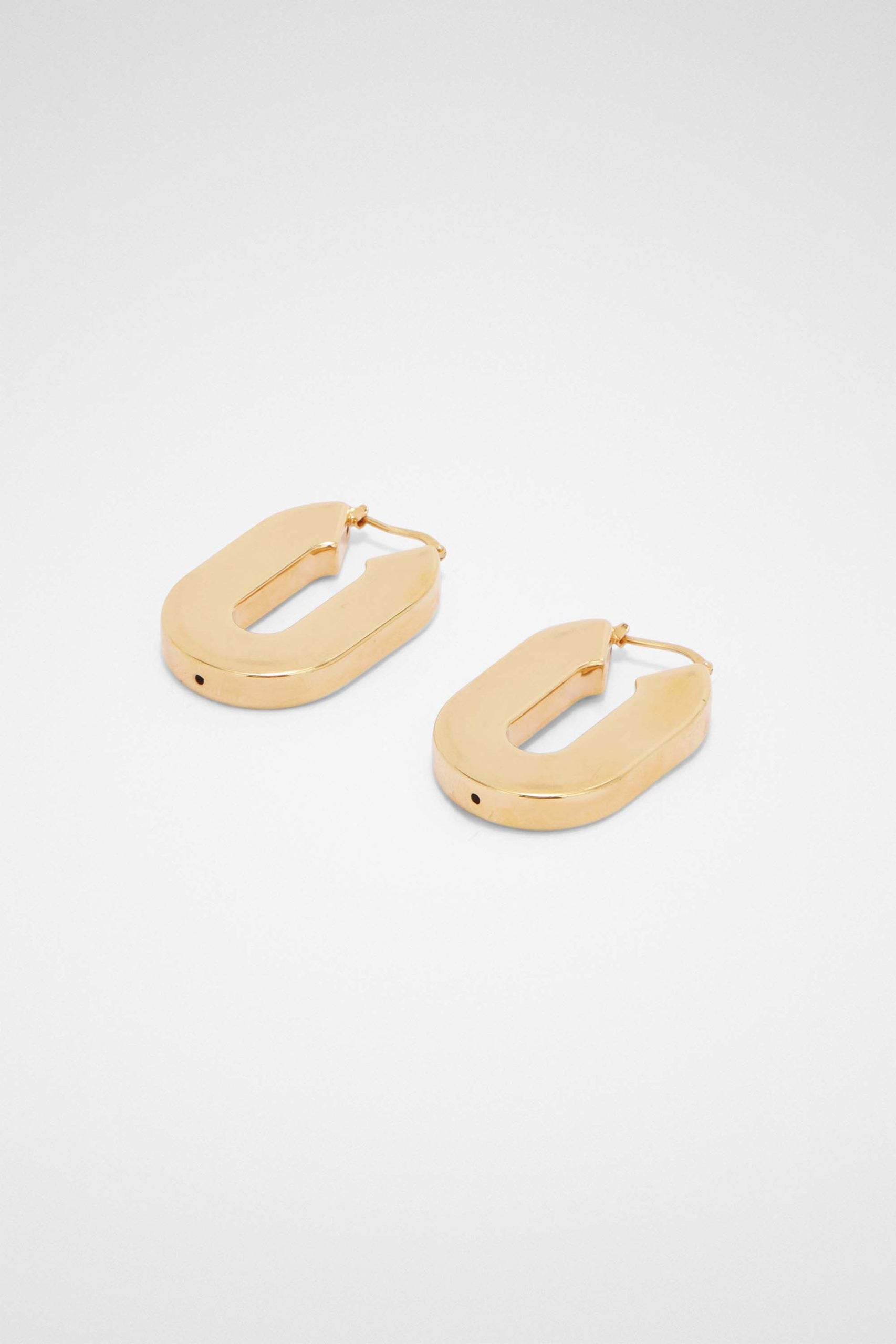 Jil Sander Gold Fibres Earrings