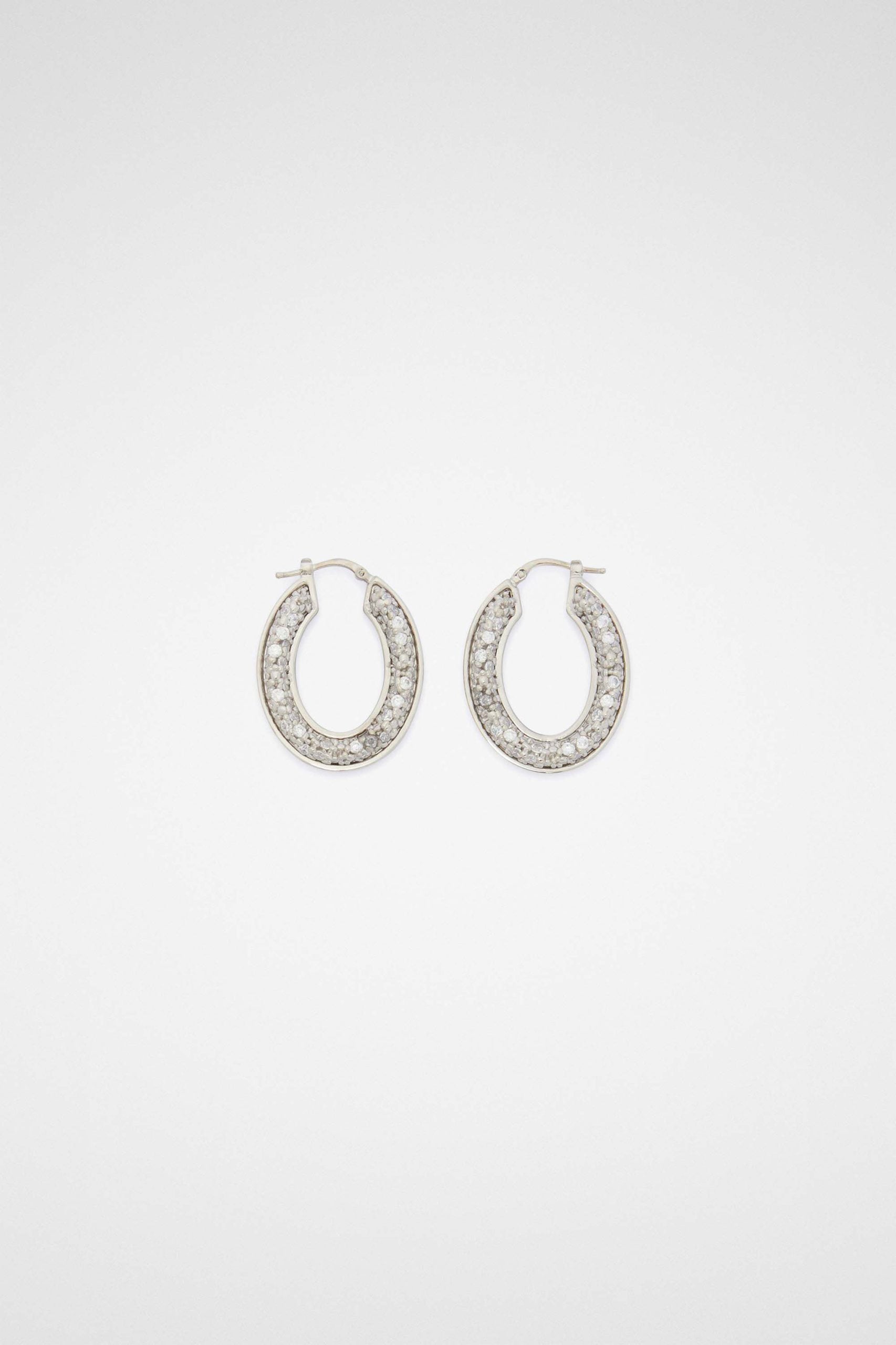 Jil Sander Silver Fibres Earrings