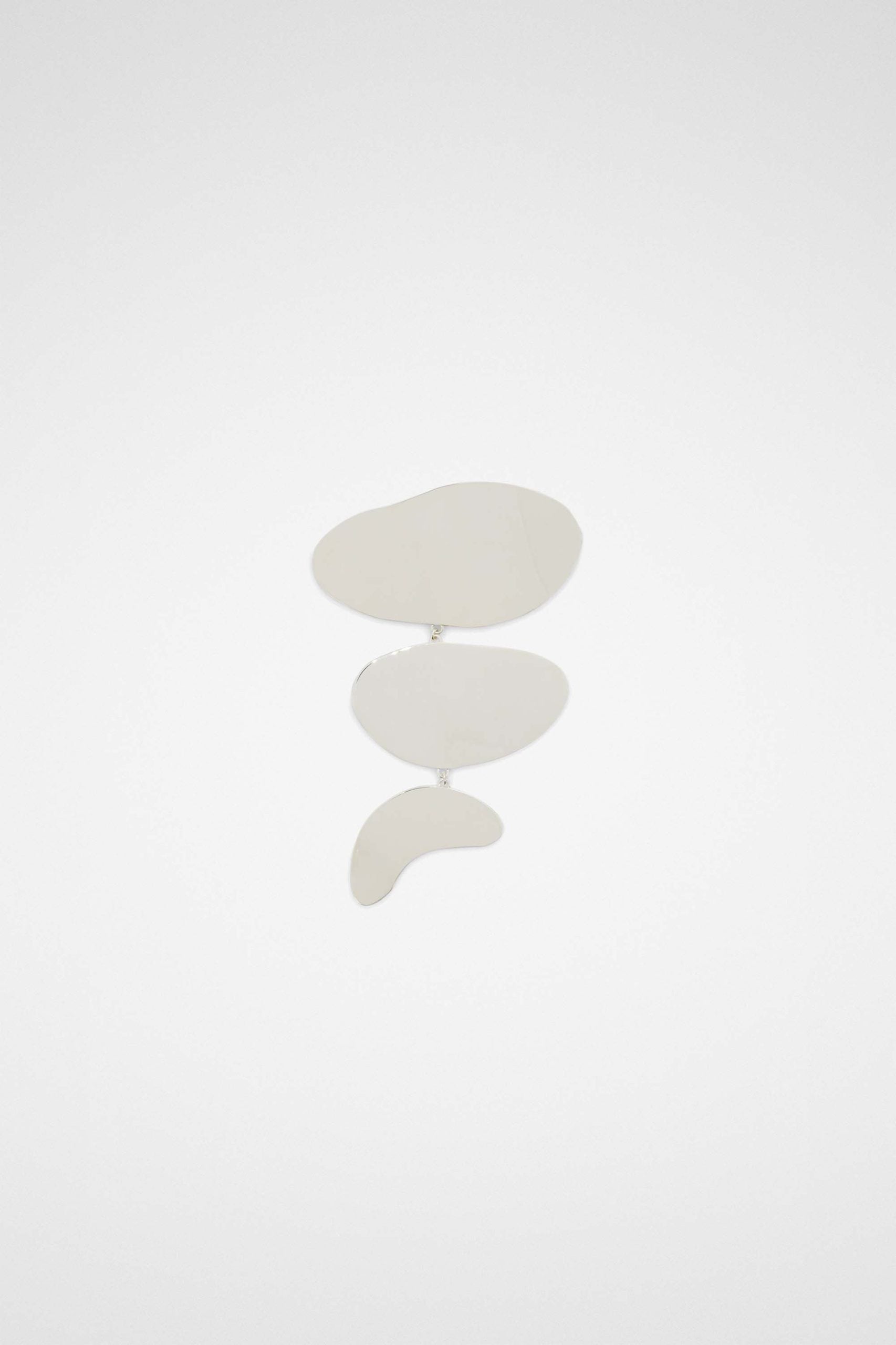 Jil Sander Silver Fibres Broch