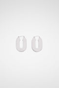 Jil Sander Silver Fibres Earrings