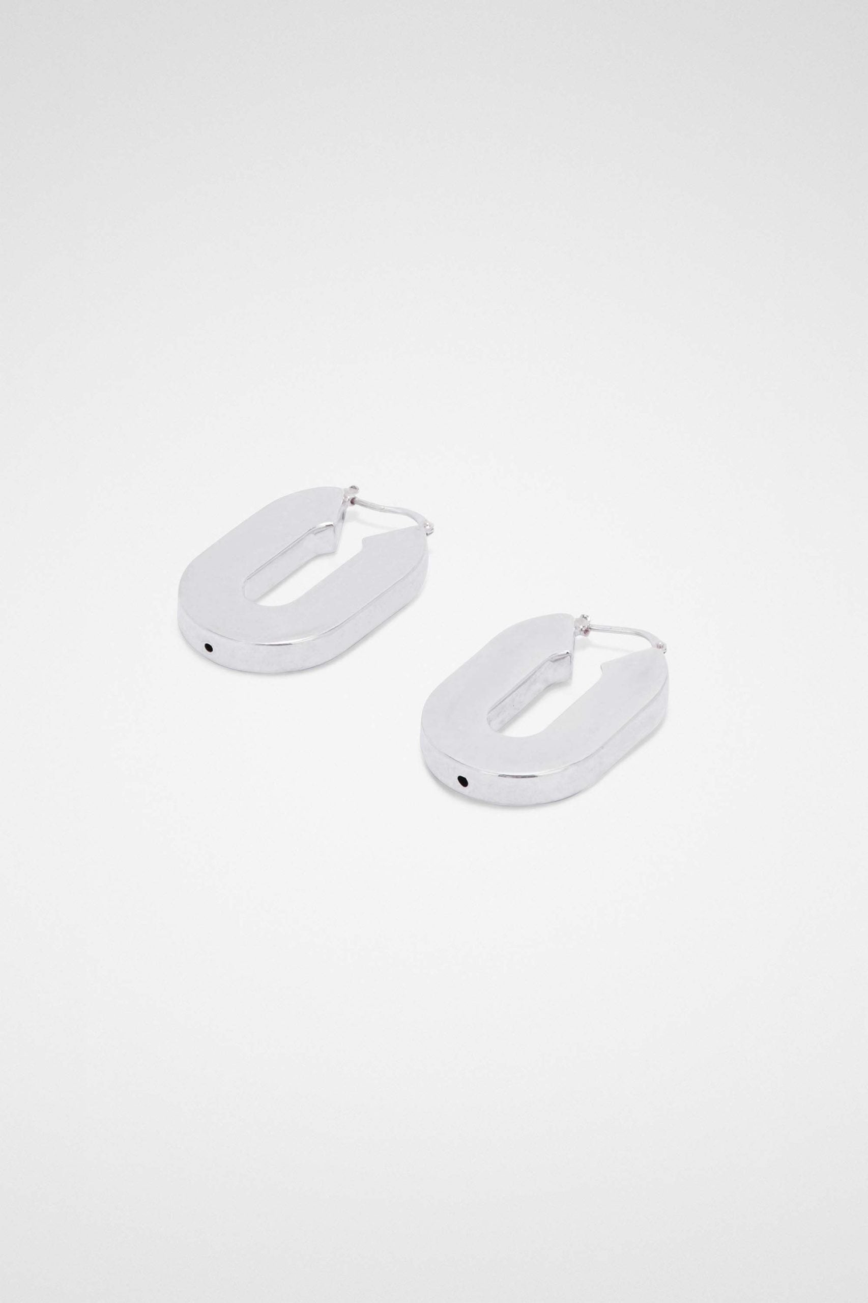 Jil Sander Silver Fibres Earrings