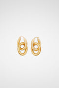 Jil Sander Gold Fibres Earrings