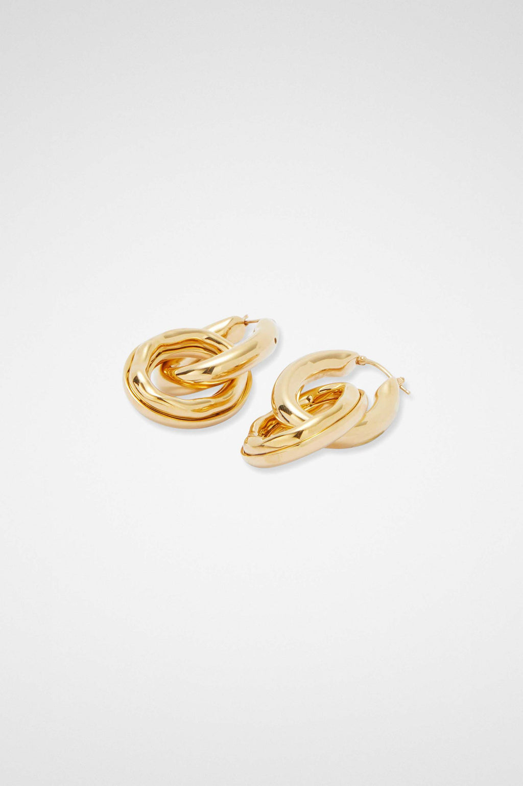 Jil Sander Gold Fibres Earrings