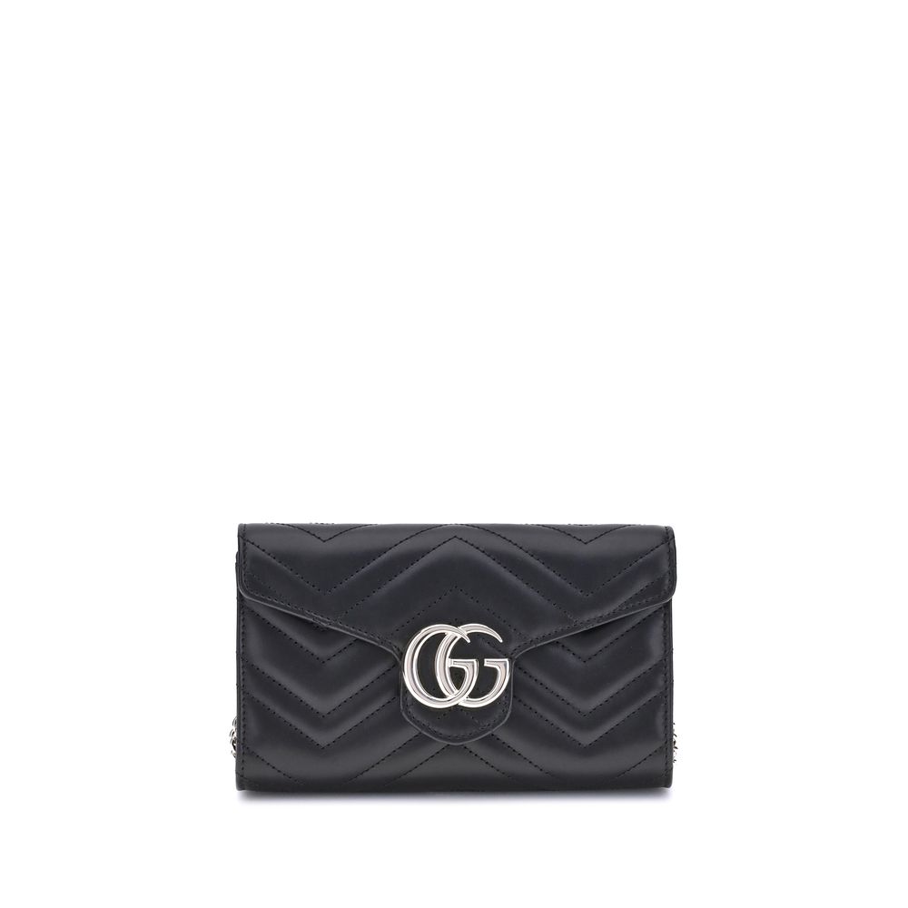 Gucci Black Calf Leather Bos Taurus Shoulder Bag