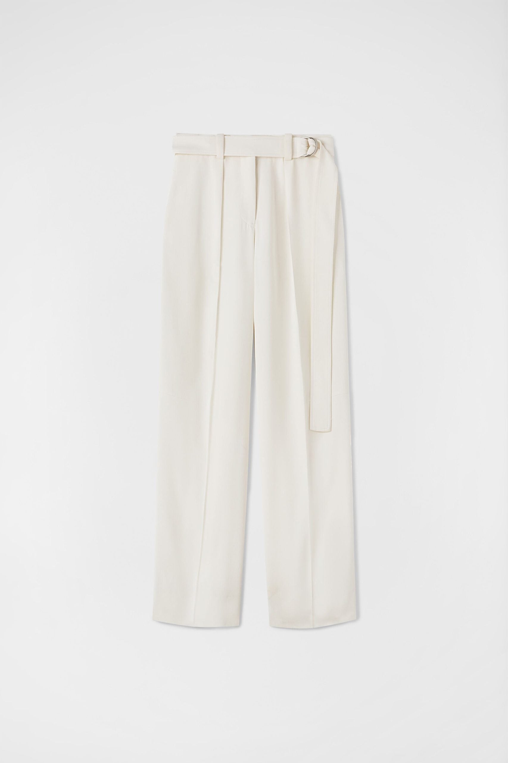 Jil Sander Beige Fibres Dress Pants