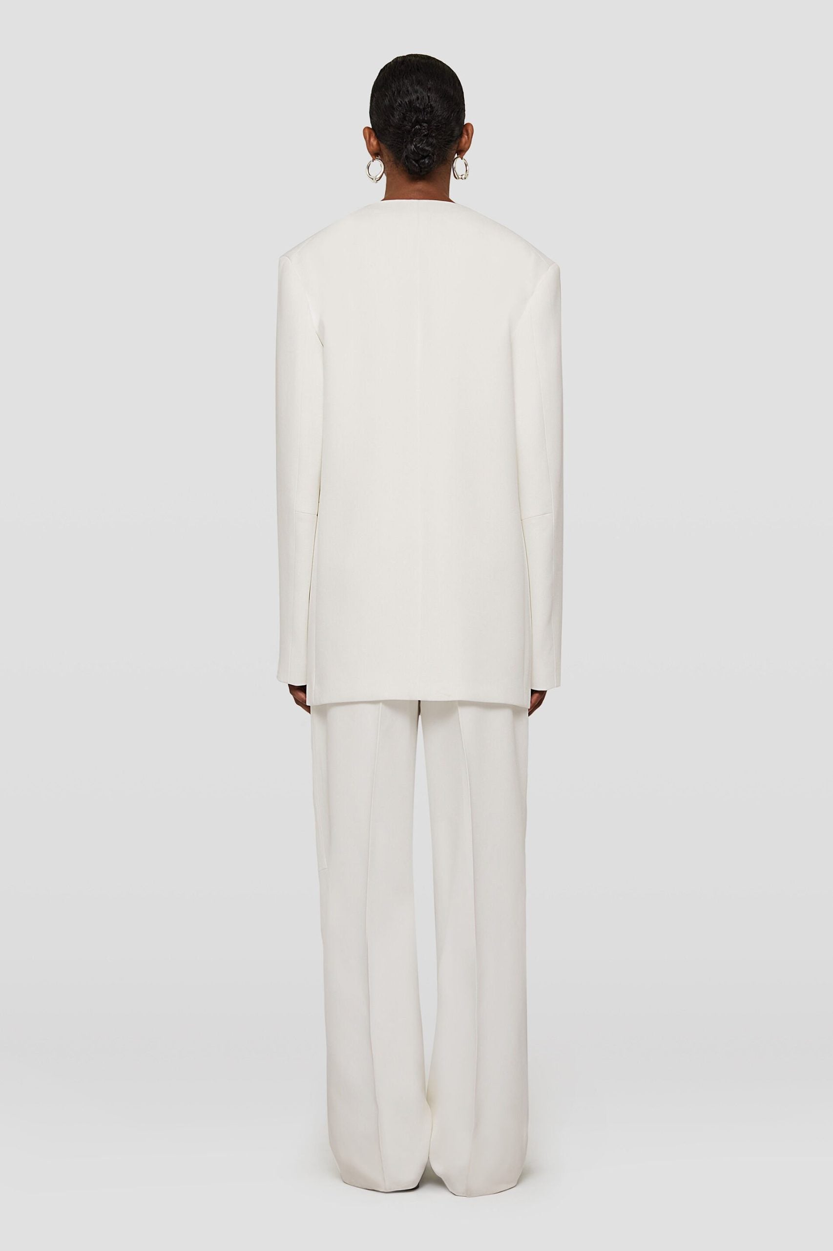 Jil Sander Beige Fibres Dress Pants