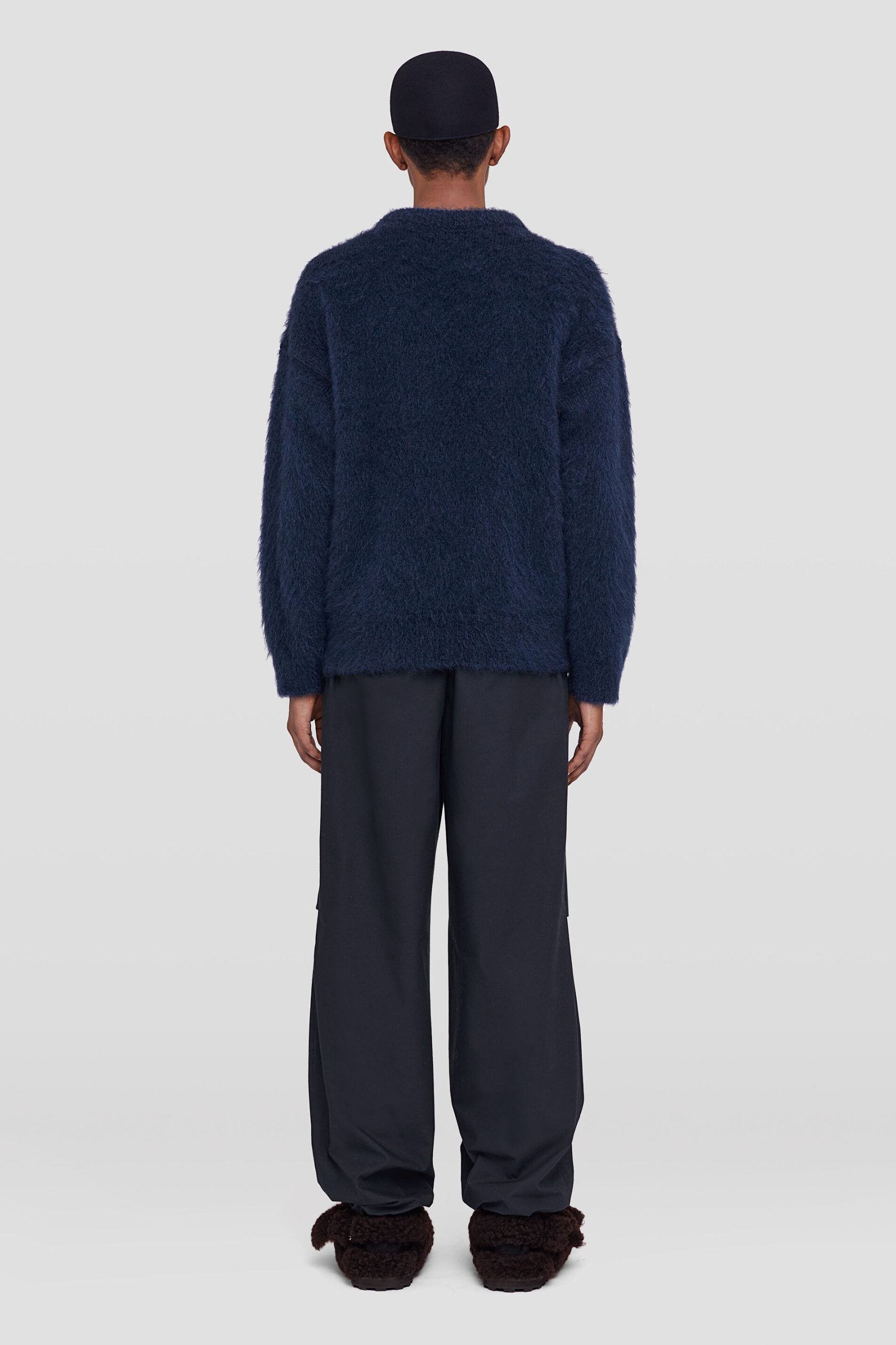 Jil Sander Blue Fibres Casual Pants