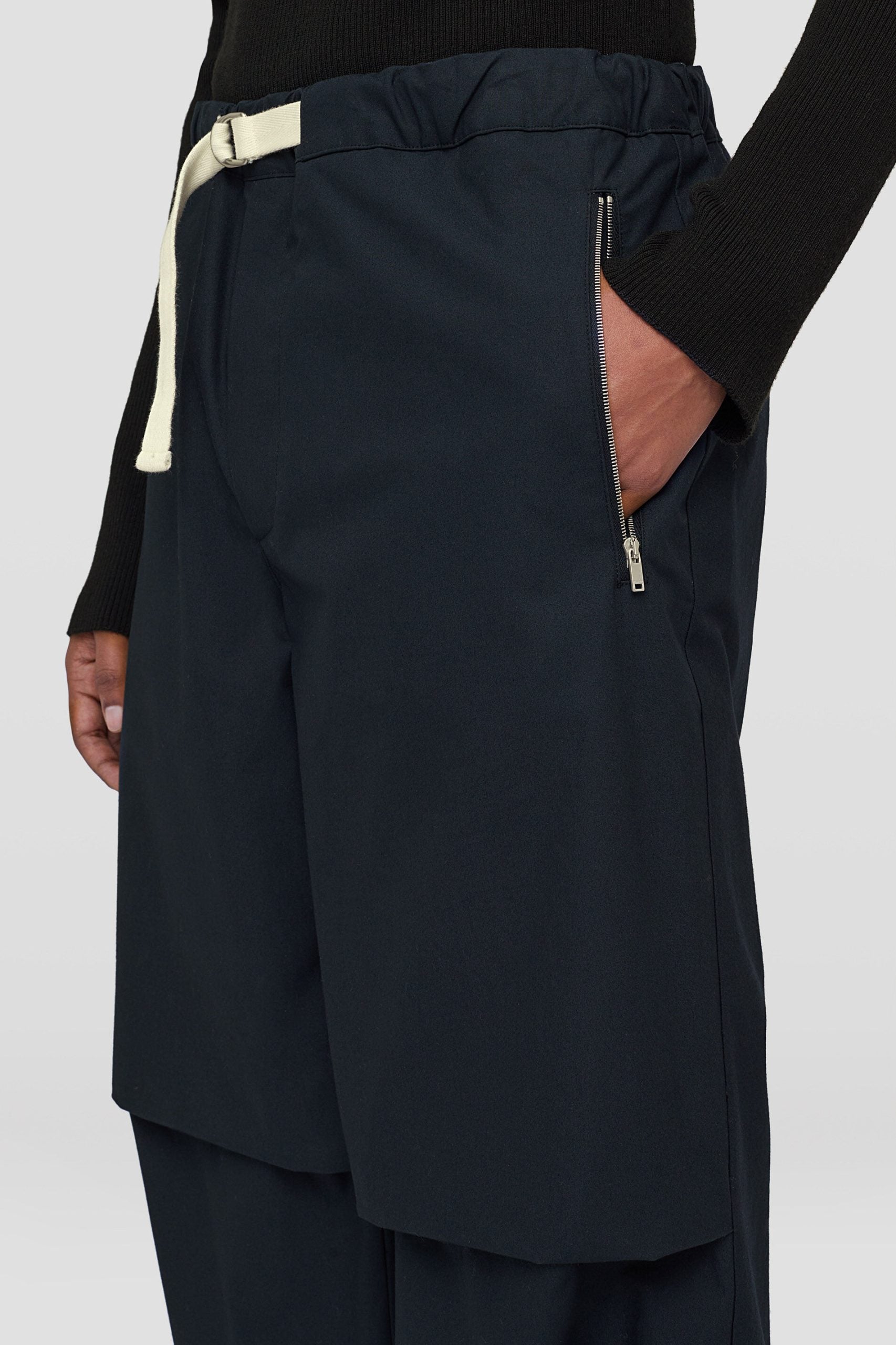 Jil Sander Blue Fibres Casual Pants