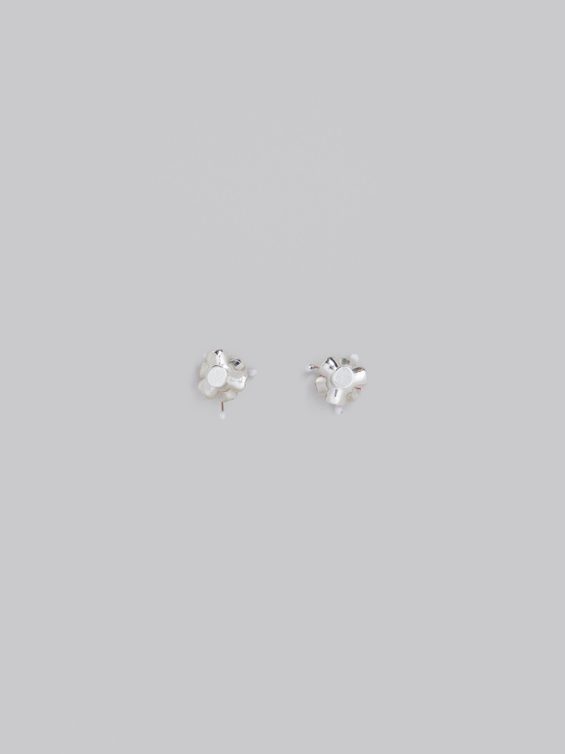 Marni Fuchsia Fibres Earrings